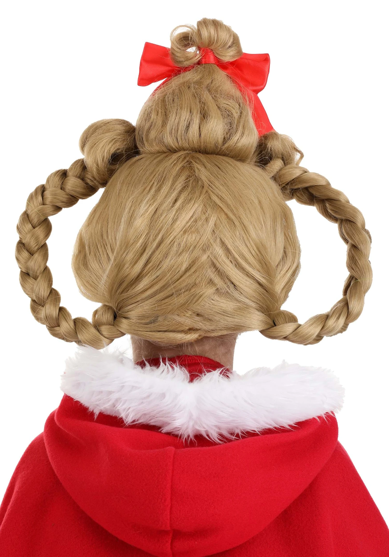 Deluxe Dr. Seuss Kid's Cindy Lou Who Costume Wig 4 Deluxe Dr. Seuss Kid's Cindy Lou Who Costume Wig - Image 2