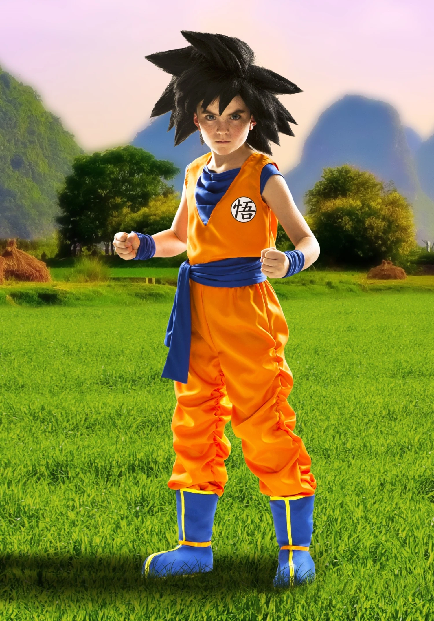 Kid's Goku Wig 4 Kid's Goku Wig - Image 2