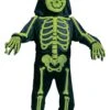 Fun World Green Skeleton Costume For Toddlers 1 Fun World Green Skeleton Costume For Toddlers -Halloween Costumes child green skeleton costume