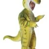 Child Green & Yellow T-Rex Costume