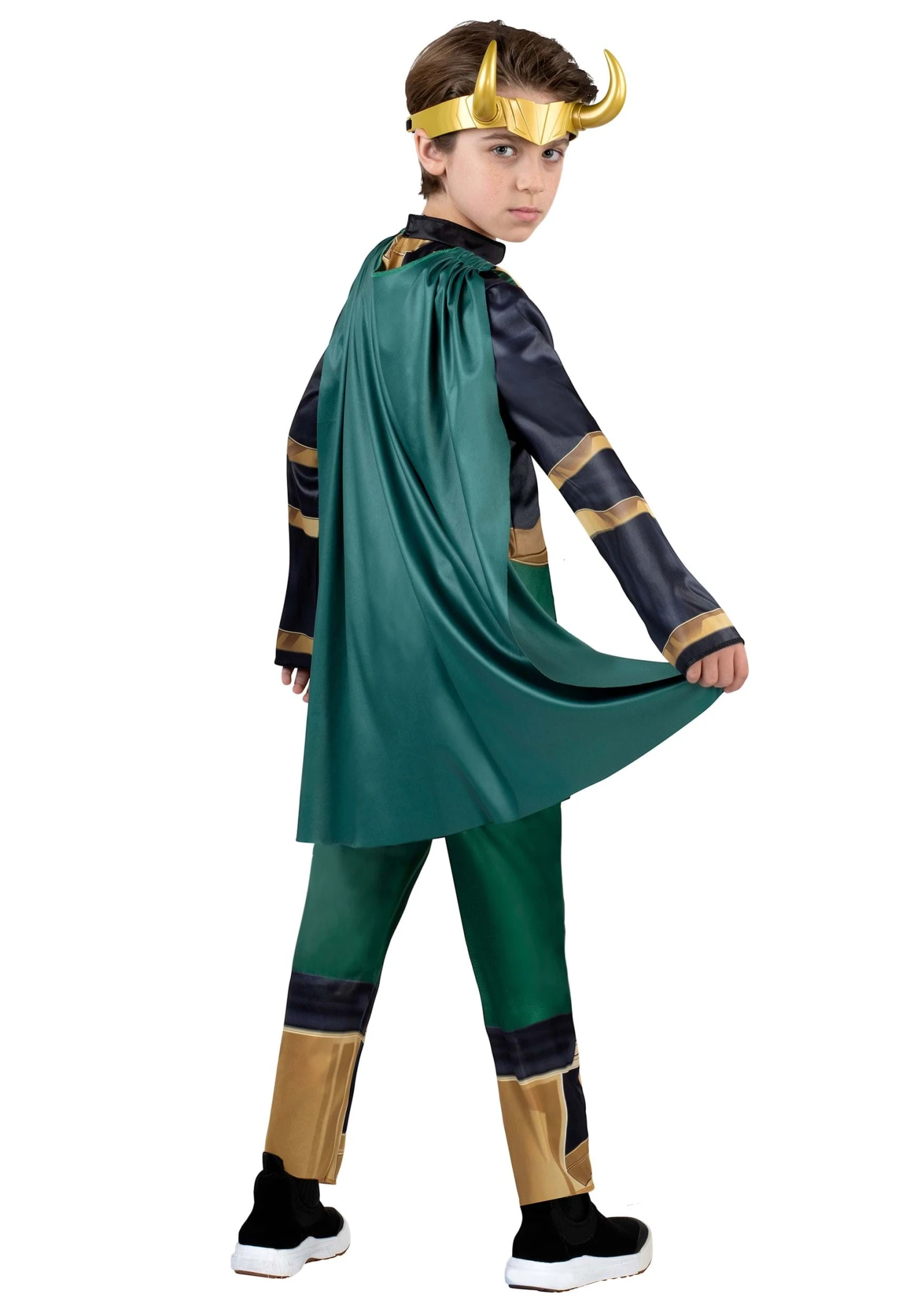JAZWARES Loki Deluxe Costume For Kids 5 JAZWARES Loki Deluxe Costume For Kids - Image 3