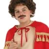 Nacho Libre Mustache And Wig For Kids 2 Nacho Libre Mustache And Wig For Kids -Halloween Costumes child nacho libre wig and mustache