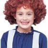 Girl's Little Red Orphan Costume Wig 2 Girl's Little Red Orphan Costume Wig -Halloween Costumes child orphan wig