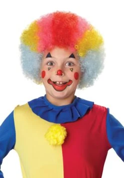 Rainbow Clown Wig For Kid's