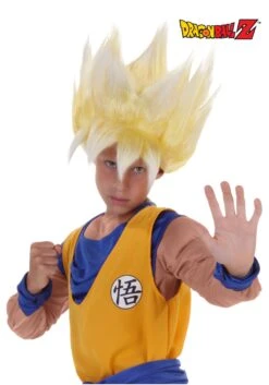 Dragon Ball Z Super Saiyan Goku Wig For Kids