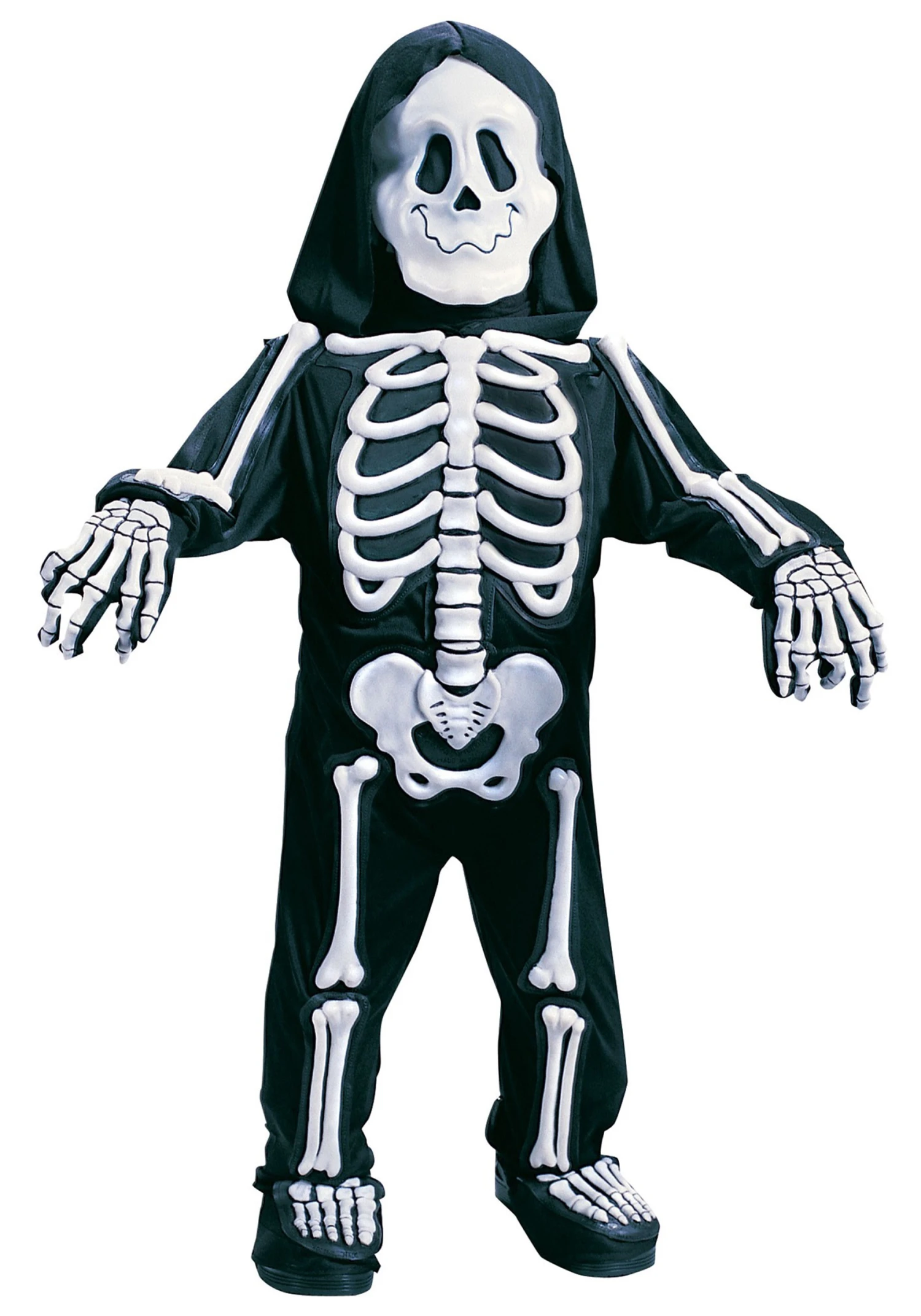 Fun World White Skeleton Costume For Kids 3 Fun World White Skeleton Costume For Kids