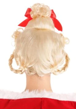 How The Grinch Stole Christmas Dr. Seuss Cindy Lou Who Wig 14 How The Grinch Stole Christmas Dr. Seuss Cindy Lou Who Wig -Halloween Costumes christmas girl wig alt 4