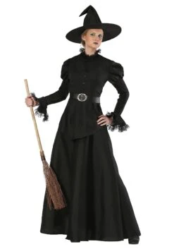 Women's Classic Black Witch Plus Size Costume
