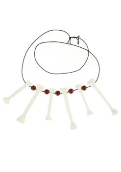 Classic Bone Costume Necklace -Halloween Costumes classic bone costume necklace alt 2