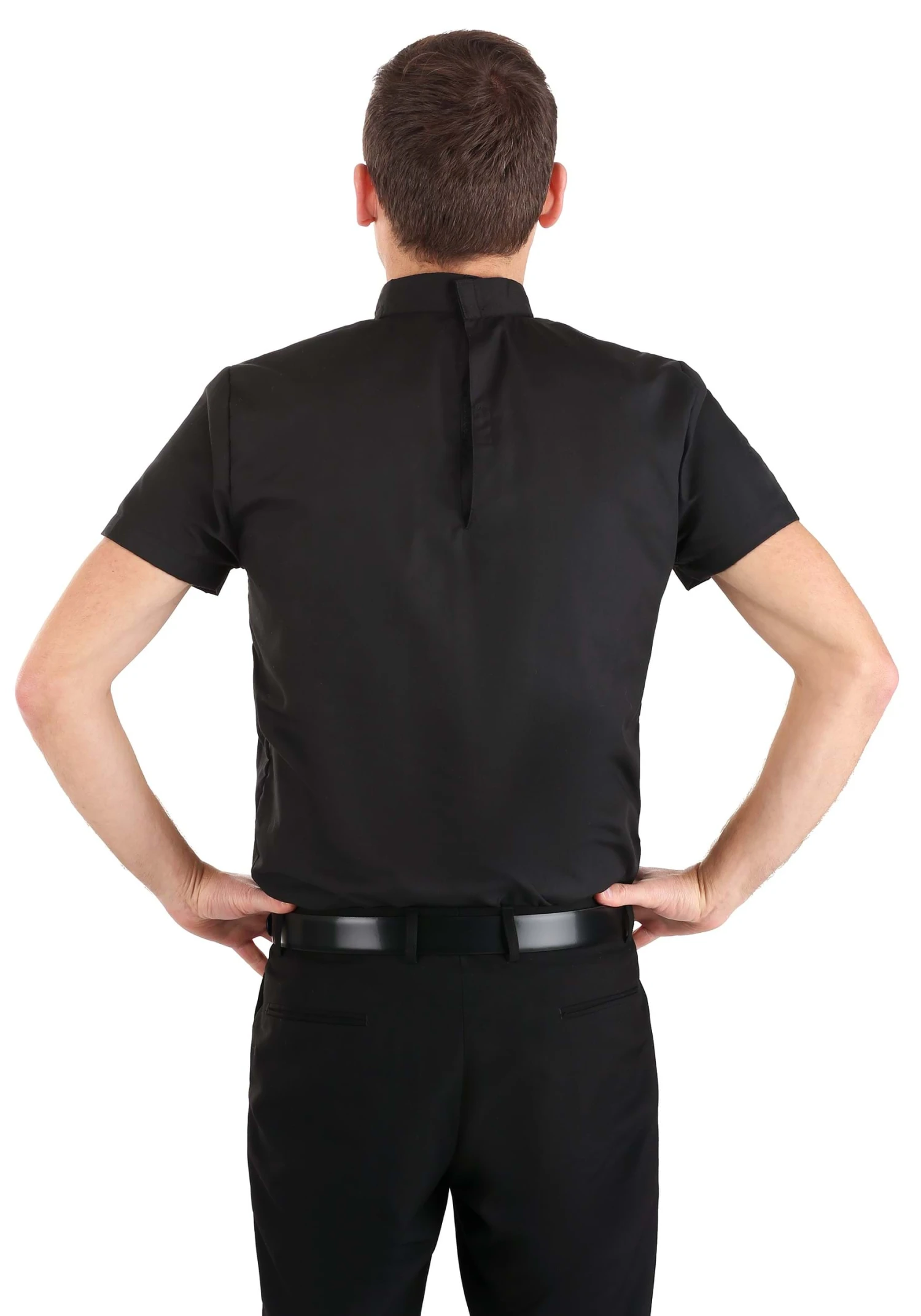 Classic Priest Costume Shirt For Men 4 Classic Priest Costume Shirt For Men - Image 2