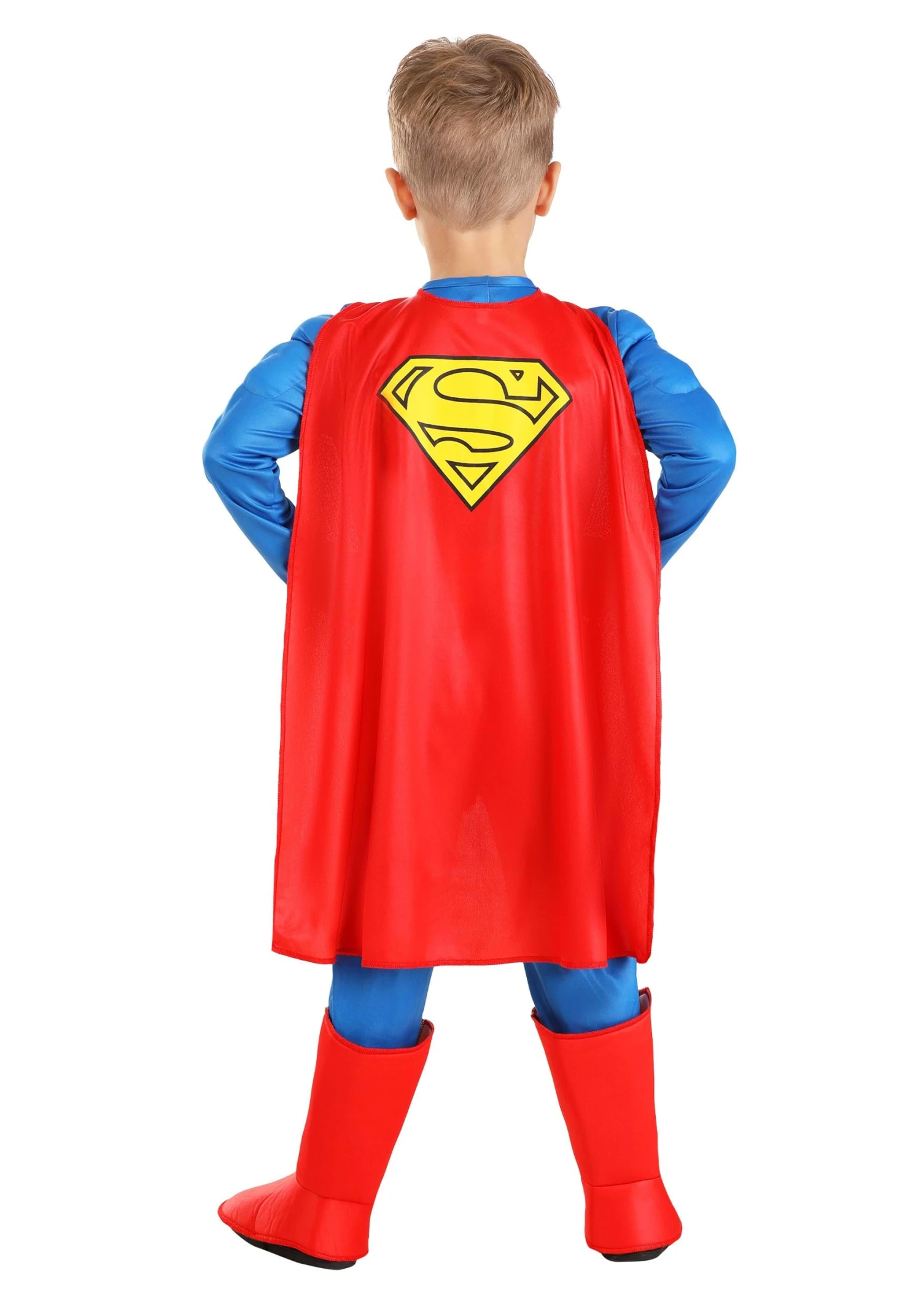 Deluxe Classic Superman Toddler Costume 7 Deluxe Classic Superman Toddler Costume - Image 5