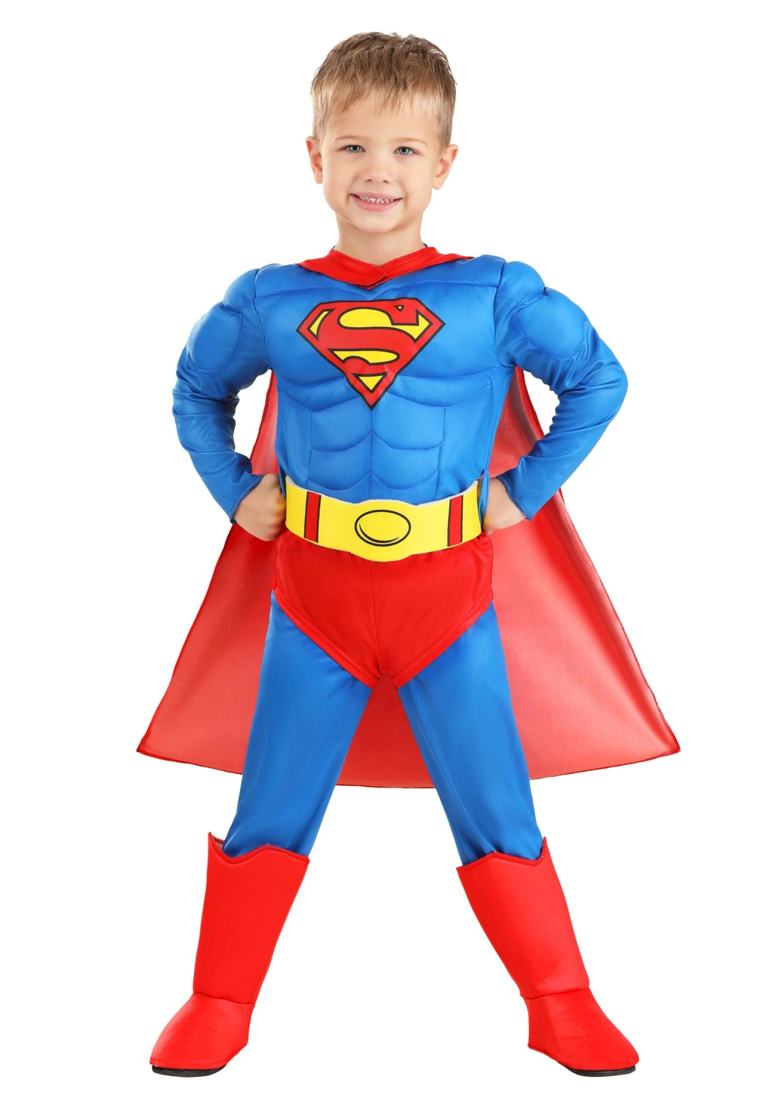 Deluxe Classic Superman Toddler Costume 3 Deluxe Classic Superman Toddler Costume