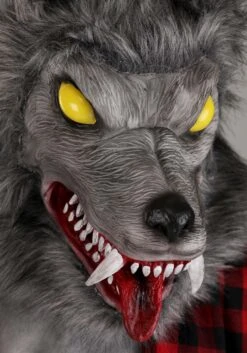 6FT Animated Classic Werewolf Halloween Decoration 14 6FT Animated Classic Werewolf Halloween Decoration -Halloween Costumes classic werewolf halloween decoration alt 4
