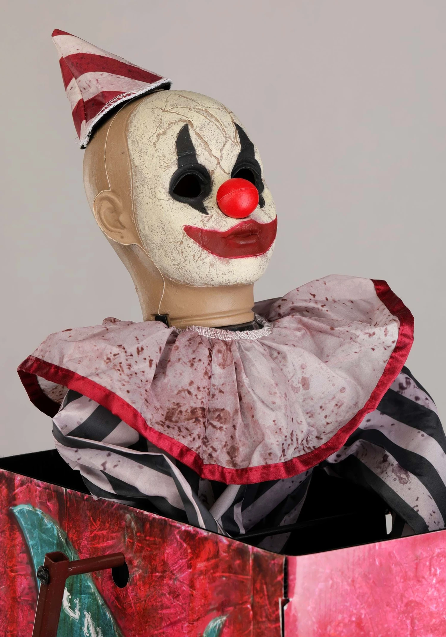 6FT Animated Evil Clown Ferris Wheel Decoration 4 6FT Animated Evil Clown Ferris Wheel Decoration - Image 2