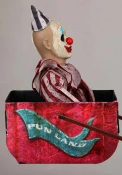 6FT Animated Evil Clown Ferris Wheel Decoration 17 6FT Animated Evil Clown Ferris Wheel Decoration -Halloween Costumes clown ferris wheel alt 6