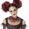 Clown Hair Clip-On Puff Buns -Halloween Costumes clown hair clip on puff buns