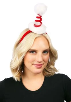 Cocktail Springy Santa Red Headband