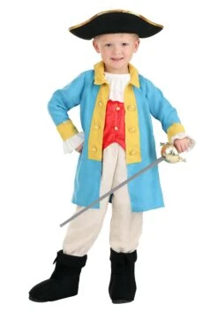 Toddler Colonial Captain Costume