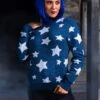 Adult Coraline Blue Star Sweater Costume