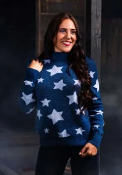 Adult Coraline Blue Star Sweater Costume 12 Adult Coraline Blue Star Sweater Costume -Halloween Costumes coraline blue star sweater costume alt 1