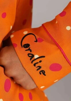 Coraline Pajamas Top & Bottom Set For Women 12 Coraline Pajamas Top & Bottom Set For Women -Halloween Costumes coraline pajamas top bottom set adult alt 3