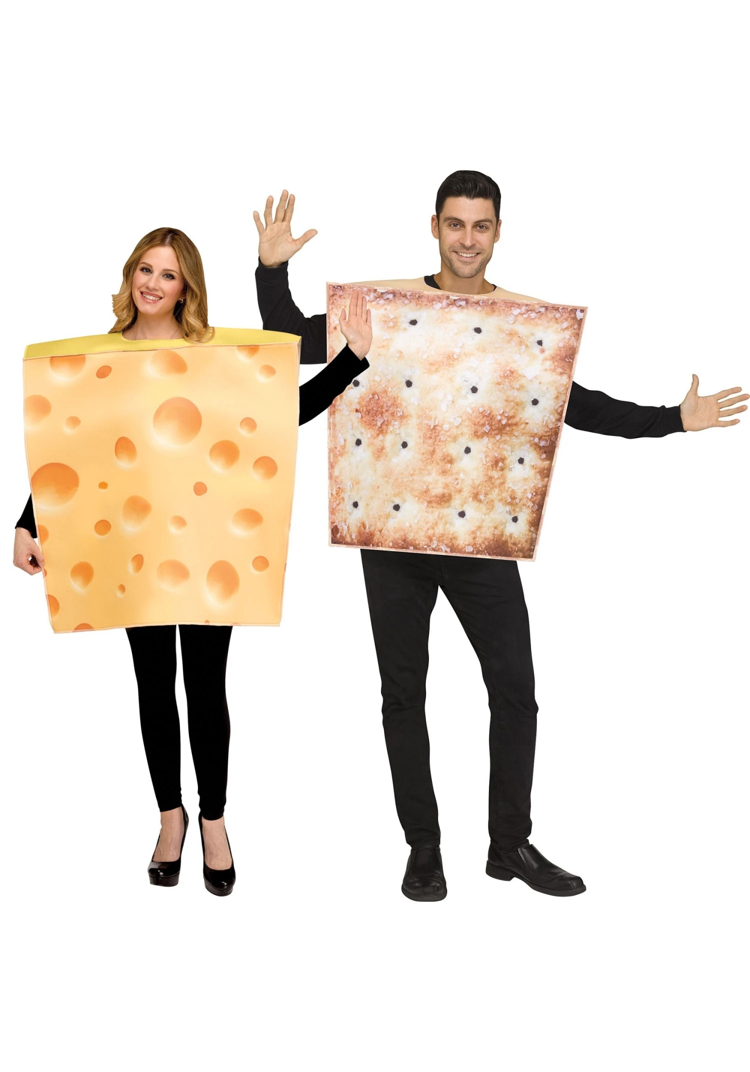 Fun World Cheese & Cracker Couples Costume Set 3 Fun World Cheese & Cracker Couples Costume Set