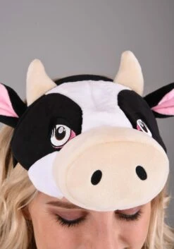 Cow Soft Headband & Tail Kit -Halloween Costumes cow plush headband tail kit alt 1