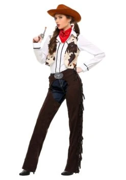 Cowgirl Chaps Costume For Women