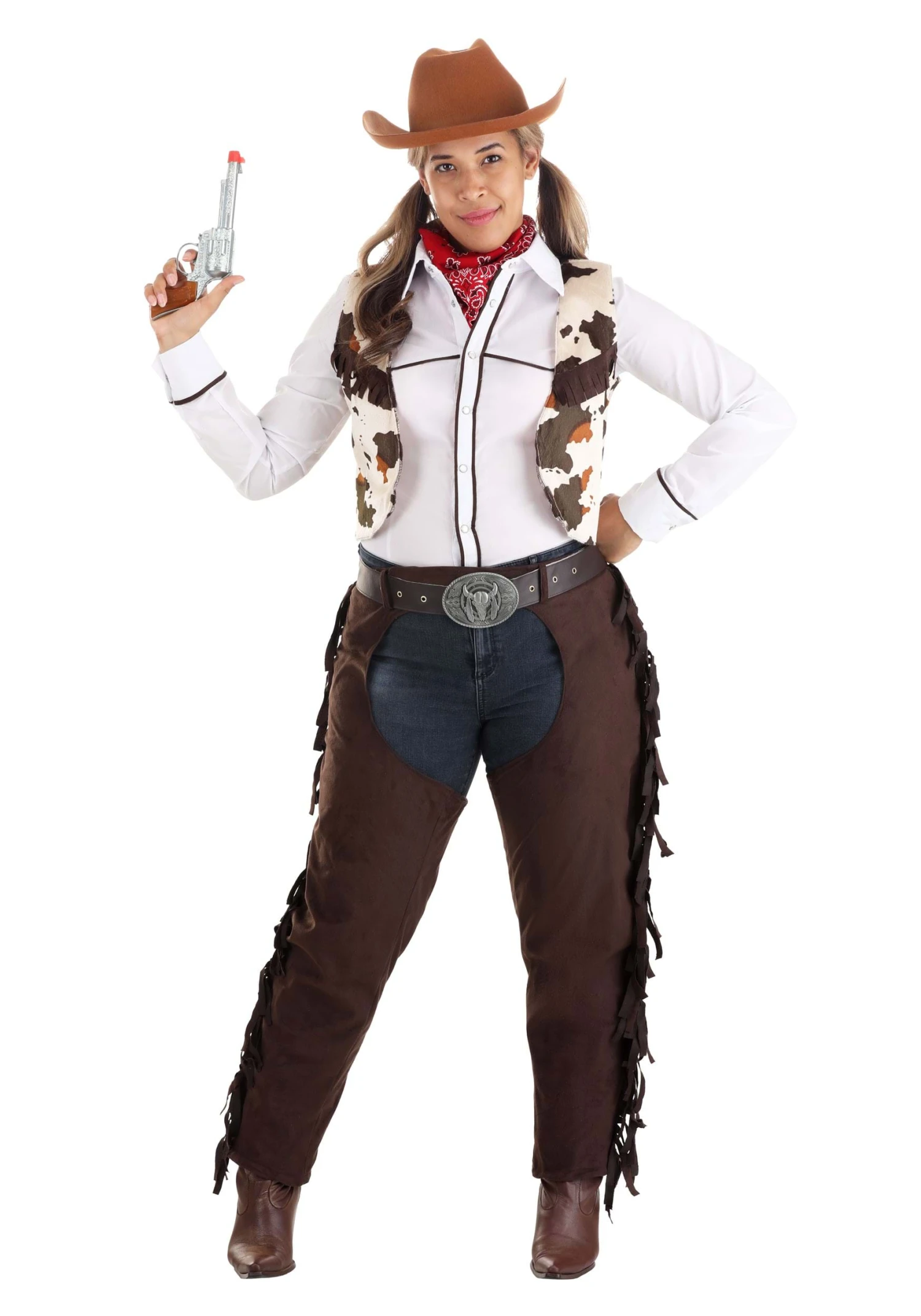 Cowgirl Chaps Costume For Women 4 Cowgirl Chaps Costume For Women - Image 2