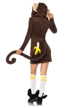 LEG AVENUE Cozy Monkey Costume For Women -Halloween Costumes cozy monkey costume 2