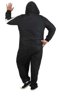 Plus Size Cozy Skeleton Adult Costume Onesie 7 Plus Size Cozy Skeleton Adult Costume Onesie -Halloween Costumes cozy skeleton onesie alt 1