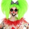 Gir's Neon Green Creepy Clown Wig