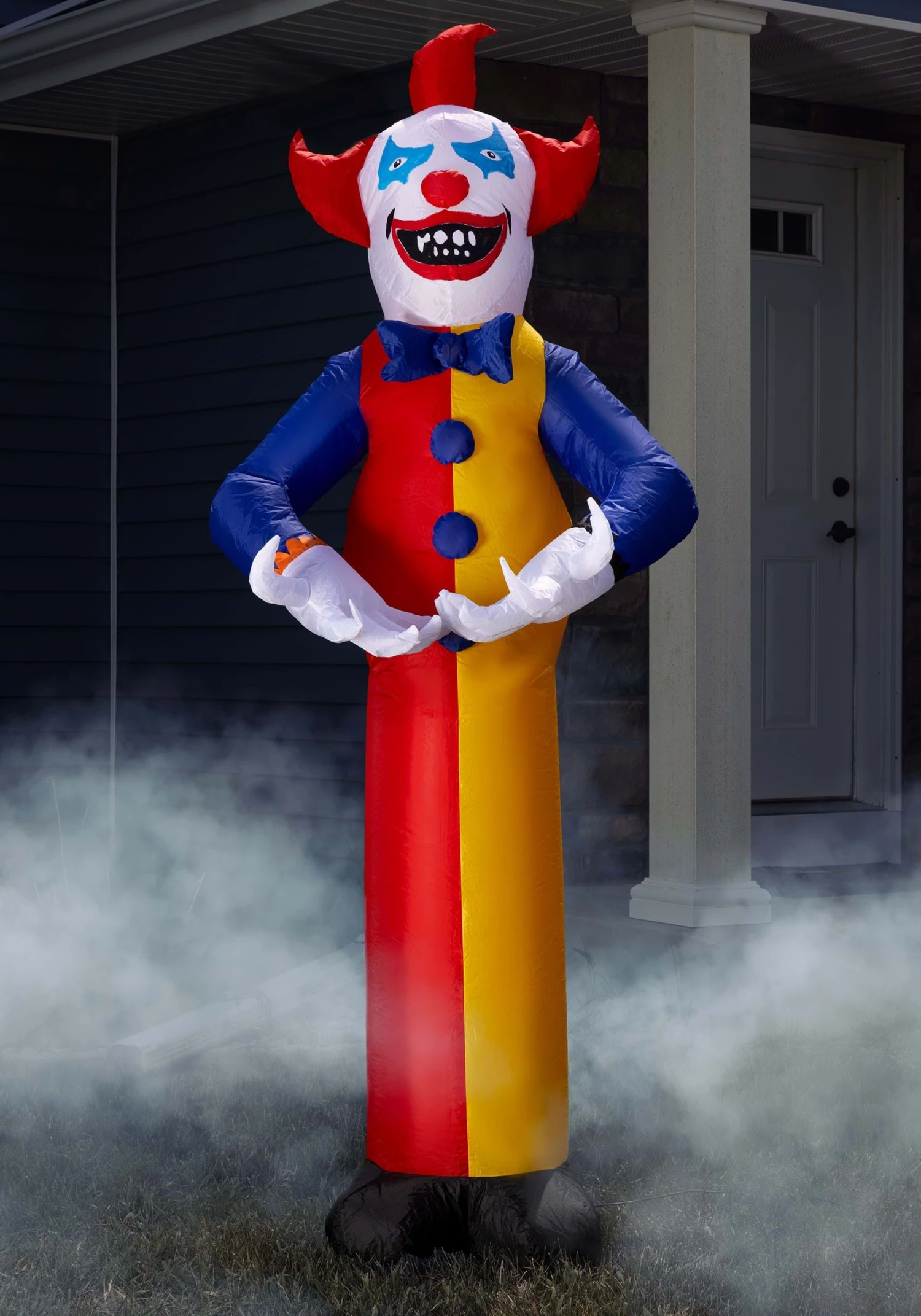 7FT Creepy Evil Clown Inflatable Halloween Decoration 3 7FT Creepy Evil Clown Inflatable Halloween Decoration