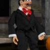 2.8FT Animated Creepy Ventriloquist Dummy Doll Halloween Prop -Halloween Costumes creepy ventriloquist dummy decoration