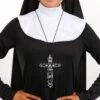 Religious Costume Black Cross Pendant Accessory 1 Religious Costume Black Cross Pendant Accessory -Halloween Costumes cross pendant