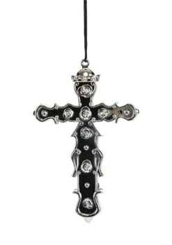 Religious Costume Black Cross Pendant Accessory 7 Religious Costume Black Cross Pendant Accessory -Halloween Costumes cross pendant alt 2
