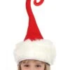 Plush Curly Q Santa Costume Hat