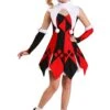 Women's Plus Size Cute Court Jester Costume 2 Women's Plus Size Cute Court Jester Costume -Halloween Costumes cute court jester plus size womens costume