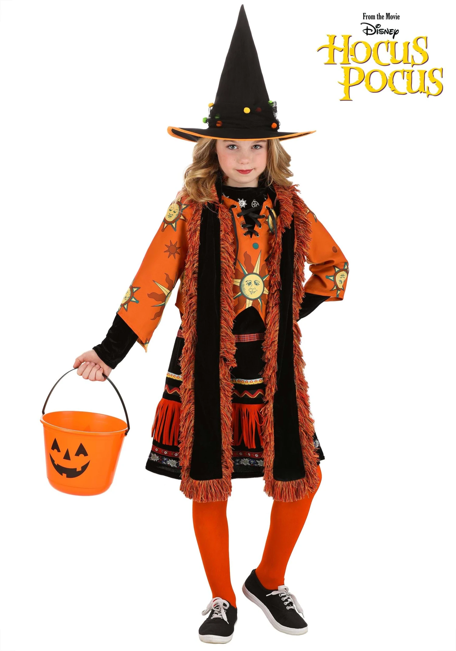 Girl's Disney Hocus Pocus Dani Dennison Costume Dress 3 Girl's Disney Hocus Pocus Dani Dennison Costume Dress