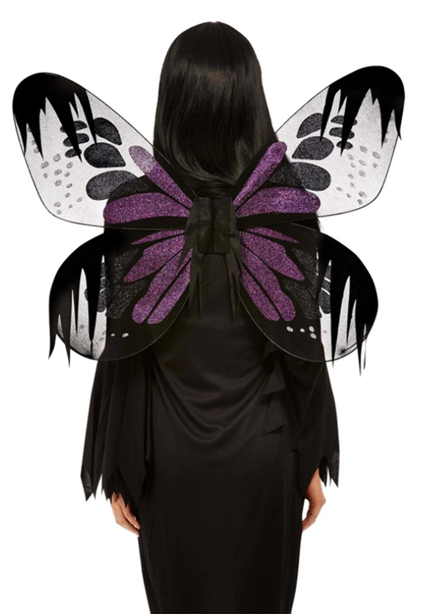 Smiffys Dark Botanicals Purple Moth Wings 3 Smiffys Dark Botanicals Purple Moth Wings