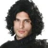 Men's Dark Northern King Wig 1 Men's Dark Northern King Wig -Halloween Costumes dark northern king wig