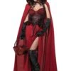 Dark Sexy Red Riding Hood Costume For Women -Halloween Costumes dark red riding hood costume