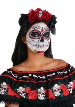 Day Of The Dead Flower Headband