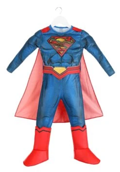 Superman Deluxe Toddler Costume 13 Superman Deluxe Toddler Costume -Halloween Costumes dc comics superman deluxe toddler costume alt 2