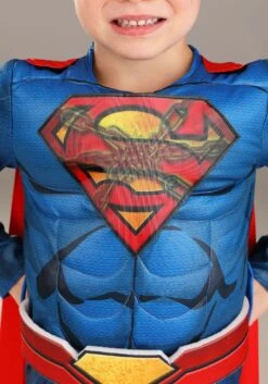 Superman Deluxe Toddler Costume 15 Superman Deluxe Toddler Costume -Halloween Costumes dc comics superman deluxe toddler costume alt 4