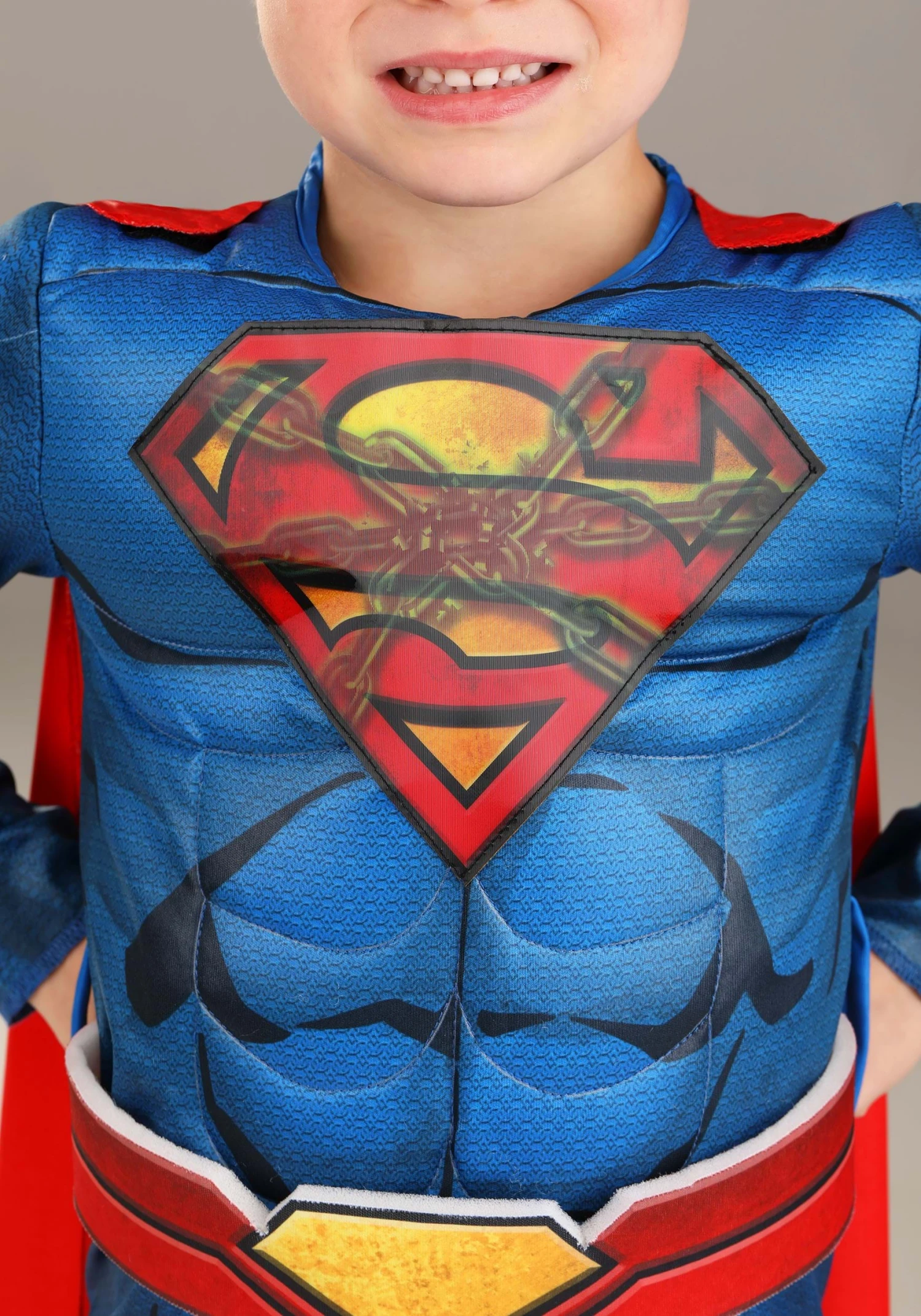 Superman Deluxe Toddler Costume 7 Superman Deluxe Toddler Costume - Image 5