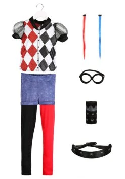 DC Superhero Girls Deluxe Harley Quinn Costume -Halloween Costumes dc superhero girls deluxe harley quinn costume 9