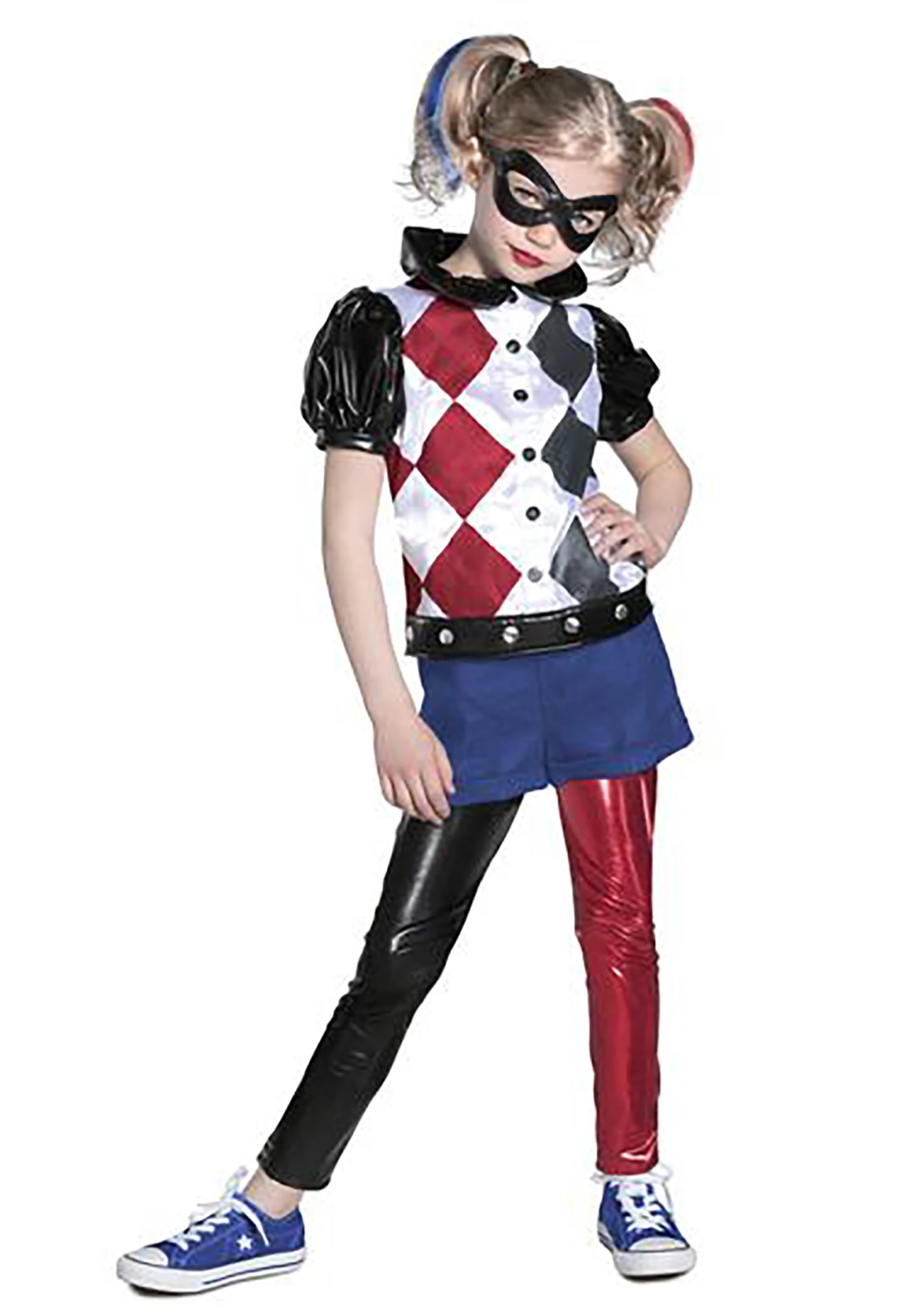 DC Premium Harley Quinn Costume For Girls 3 DC Premium Harley Quinn Costume For Girls