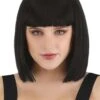 Deep Black Bob Wig For Women 2 Deep Black Bob Wig For Women -Halloween Costumes deep black bob wig