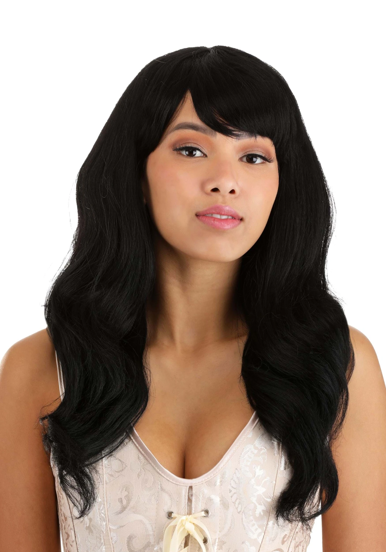 Deep Black Full Wavy Wig For Women 5 Deep Black Full Wavy Wig For Women - Image 3